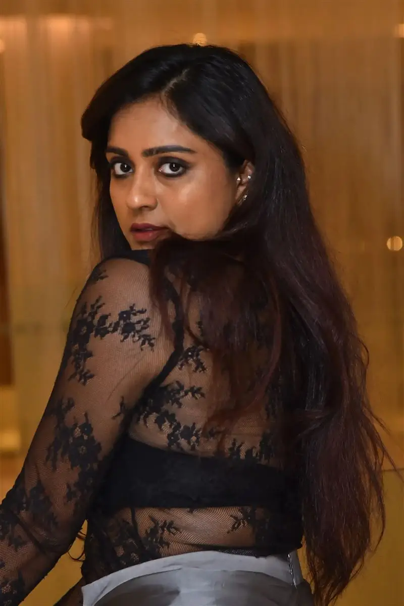 Telugu Actress Vithika Sheru at Nindha Movie Release Function